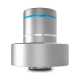 Портативна Віброколонка Adin - 26 Ват Bluetooth 4.0 Без Лого - Металік