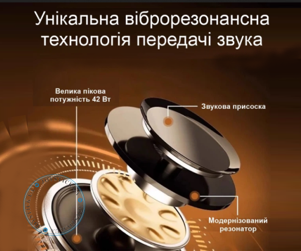 Портативна Віброколонка Adin X1-WiFi - 42 Ват Bluetooth 5.0 Червоний