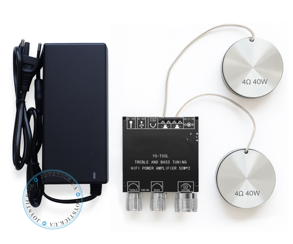 Vibration-Speaker Stereo Set 80 Watt (2×40W) included Amplifier