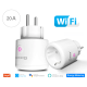 Розумна Wi-Fi-розетка GIRIER 4200 Вт Tuya Smart 20 Ампер