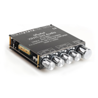 Sinilink XY-S100H Audio Amplifier – 2.1 channel 50W*2 plus 100 watt subwoofer output based on TPA3116D2 - Color Black