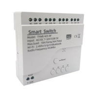Tuya Smart 4CH/4-channel Wi-Fi relay DC/AC 7-32V RF433 - White