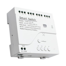 Розумне 4CH/4х канальне Wi-Fi реле AC 85-250В RF433 Tuya Smart - Колір Білий