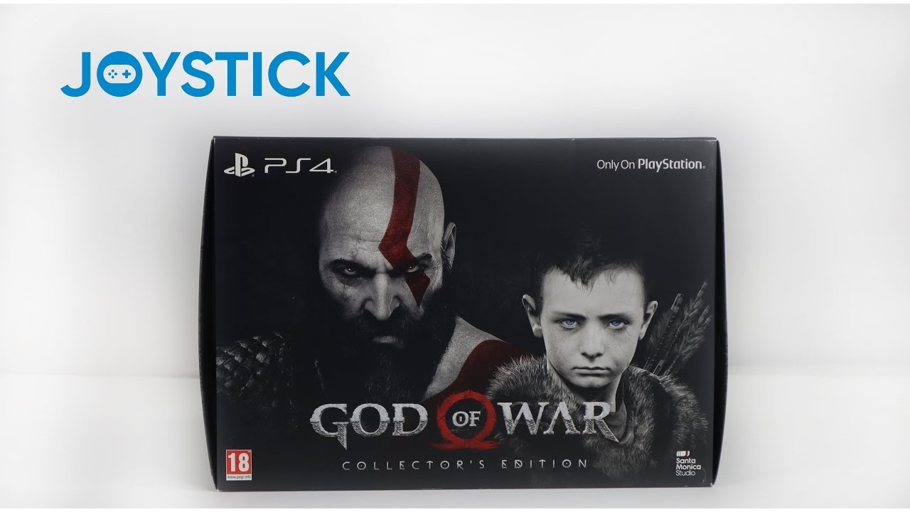 God of War Collector's Edition - PlayStation 4 Розпаковка та Огляд