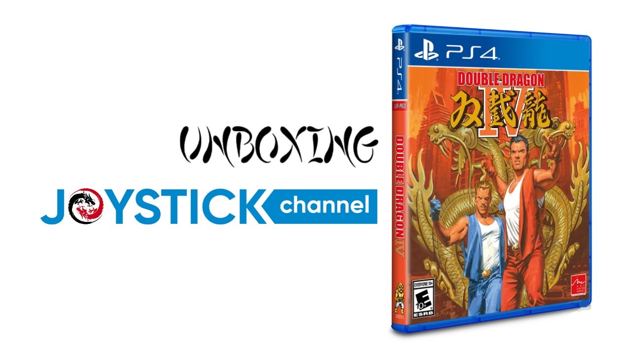 Double Dragon 4 - Limited Run 104 (PS4) Распаковка