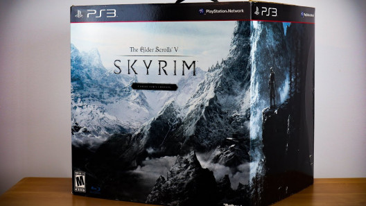 The Elder Scrolls V: Skyrim Collector's Edition (PS3) Распаковка
