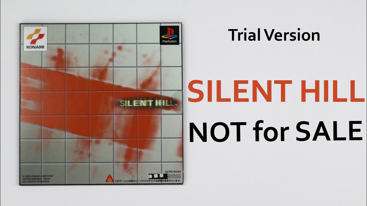 Silent Hill Trial Version PS1 - JPN Распаковка