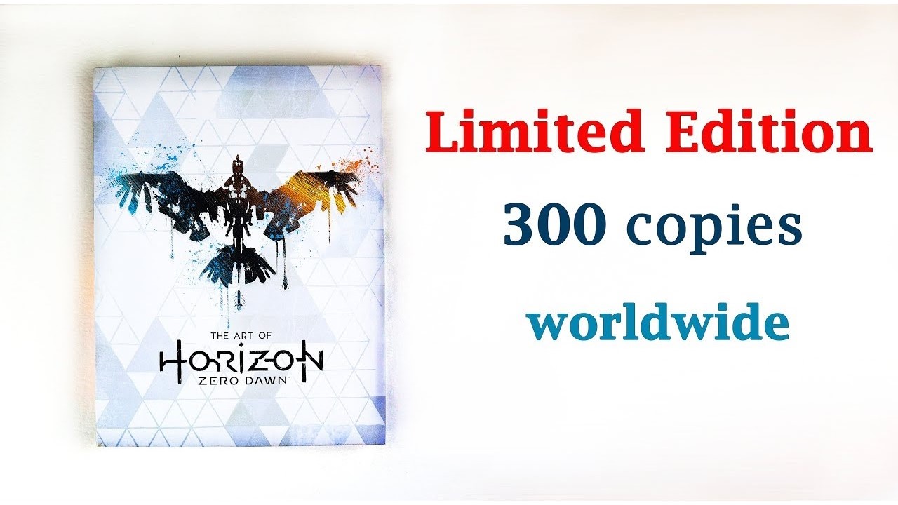 The Art of Horizon Zero Dawn Limited Edition Artbook Обзор