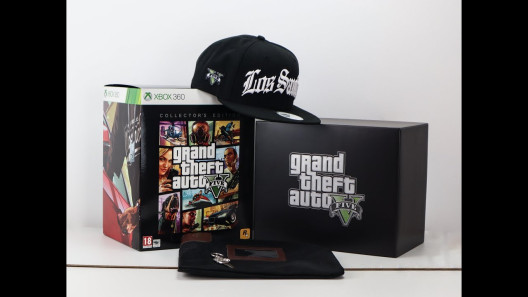 Grand Theft Auto V Collector's Edition Xbox 360 Распаковка